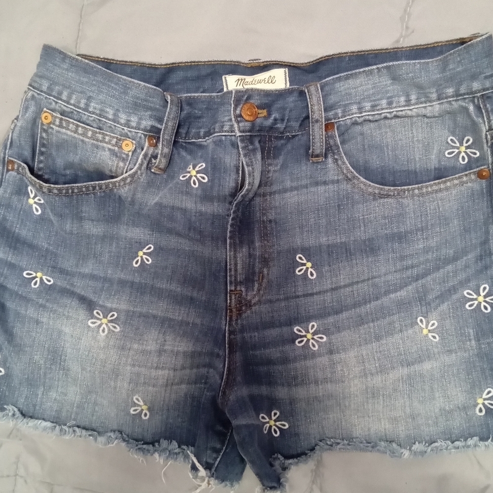 Madewell Short Shorts.  Size 31 Womens 100% Cotton
